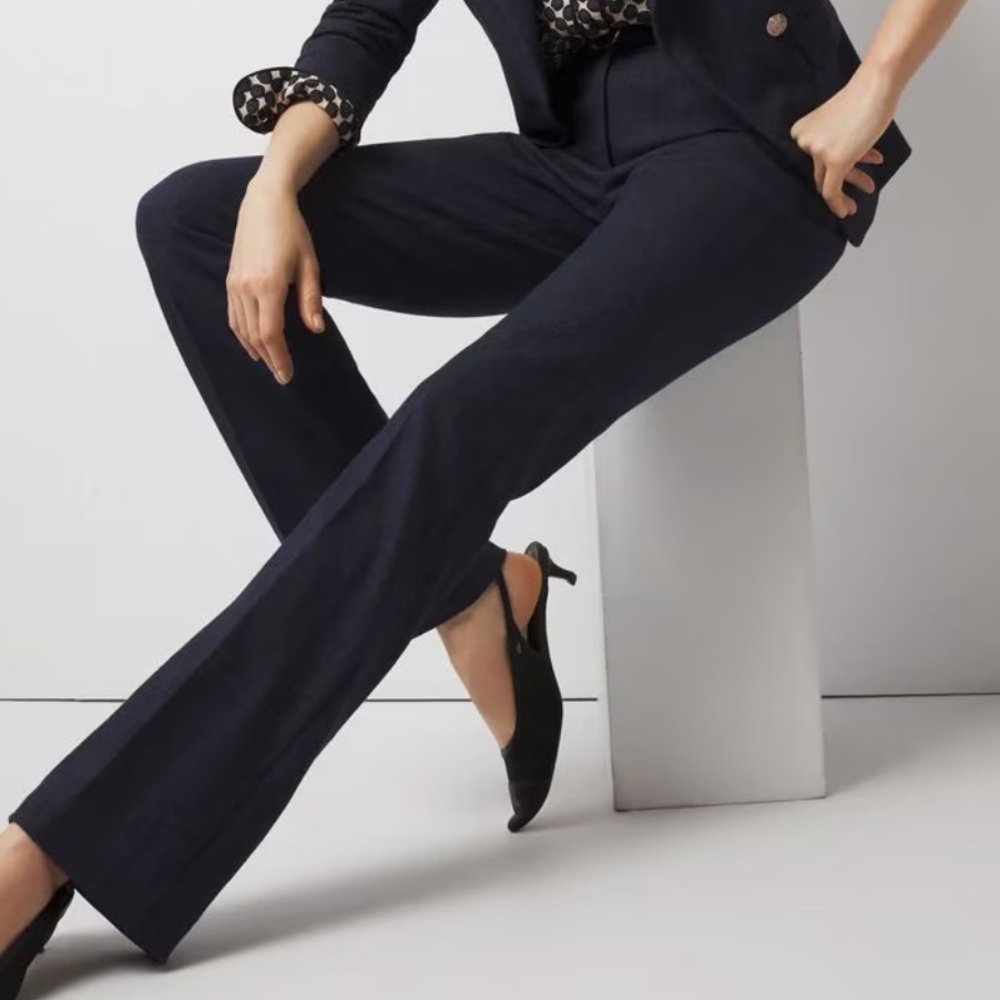 White House Black Market Navy Work Slacks